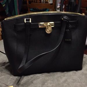 Michael Kors Black Leather Purse